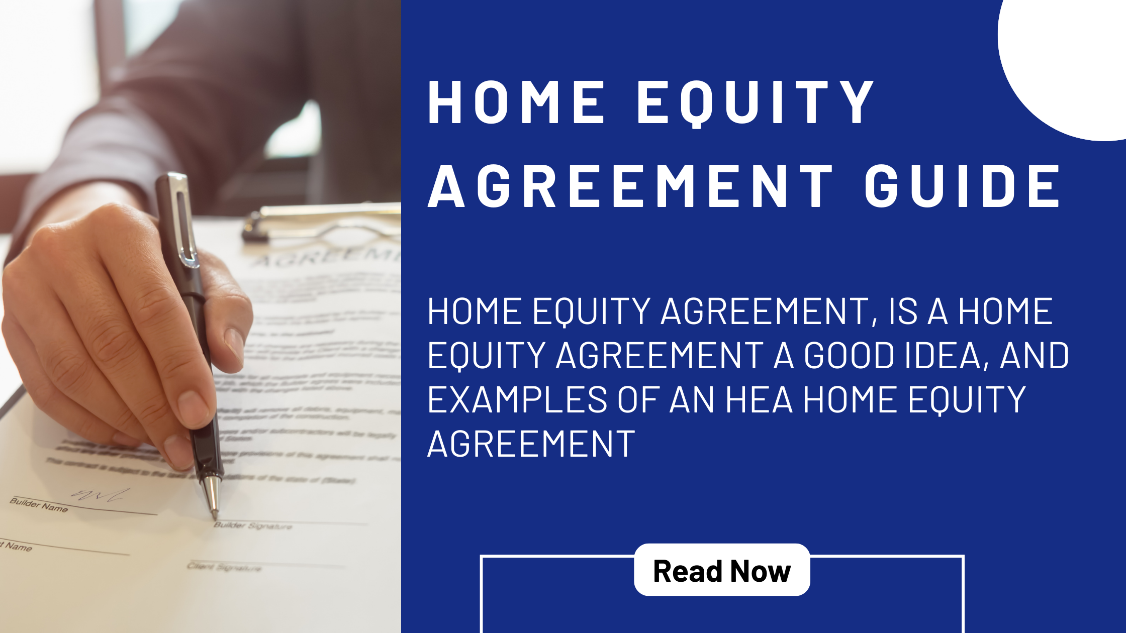 Home Equity Agreement
