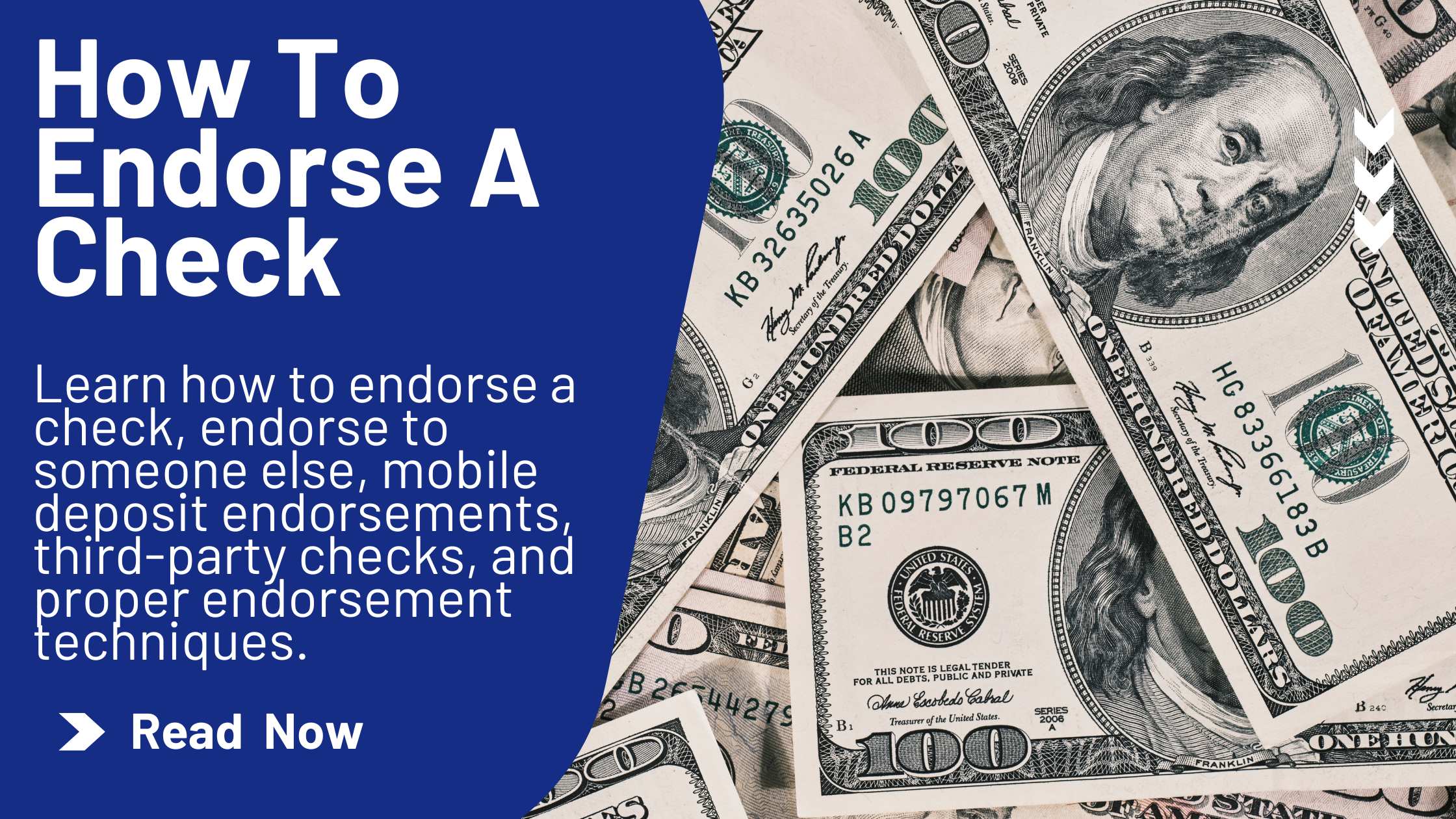 How To Endorse A Check