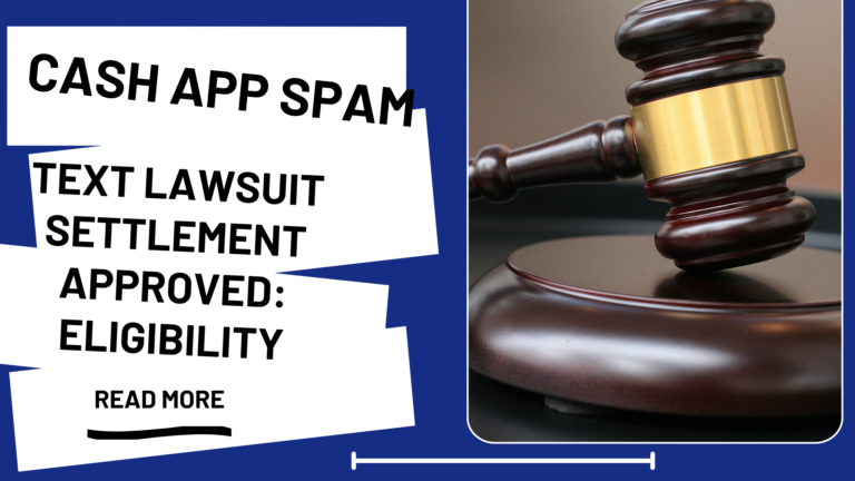 Cash App Spam Text Settlement Approved