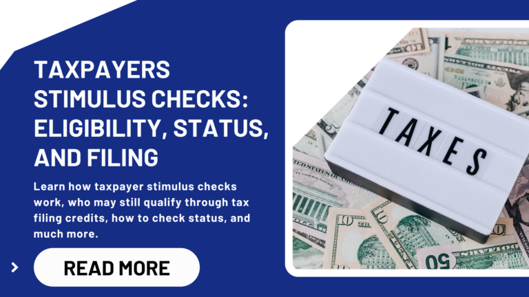 Taxpayers Stimulus Checks