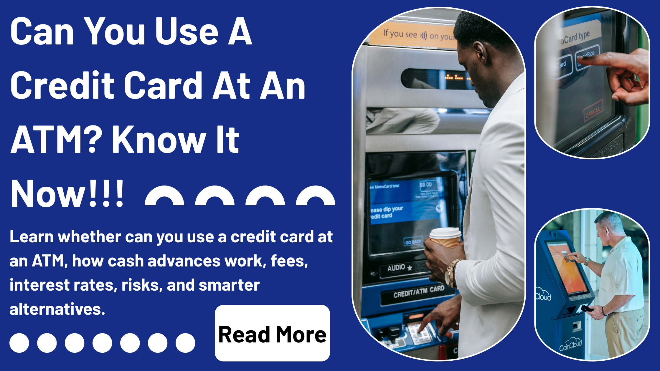Can You Use A Credit Card At An ATM